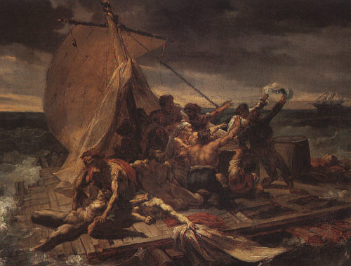 Study for The Raft of the Medusa, 1819, Theodore GericaultMedium: oil,canvas