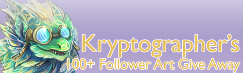 clocks-rising:kryptography:More than 100 followers! What a cool crowd! To celebrate, I’m giving away