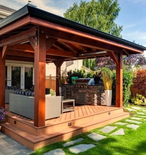Traditional Landscape - Fire Pit