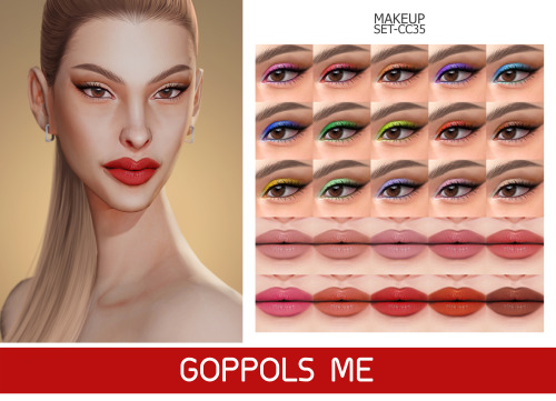 GPME-GOLD MAKEUP SET CC35DownloadHQ mod compatibleAccess to Exclusive GOPPOLSME Patreon onlyThank fo