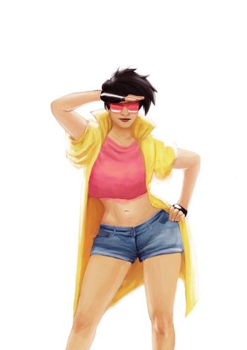 jubilee, probably my favorite character from the x-men show. I think i’m going to redo this one soon