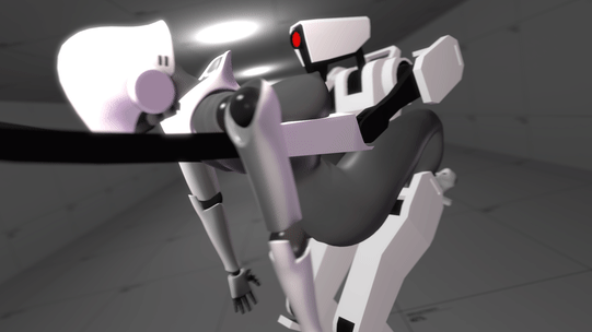 white-crow-nsfm:  Haydee OUT!a bit lighter than I expected for a robot.haydee out