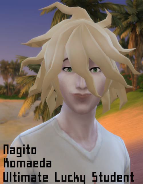 Hajime Hinata or off-brand John Mulaney? You decide.Yes, I realize the boys look pretty bad (Nagito,