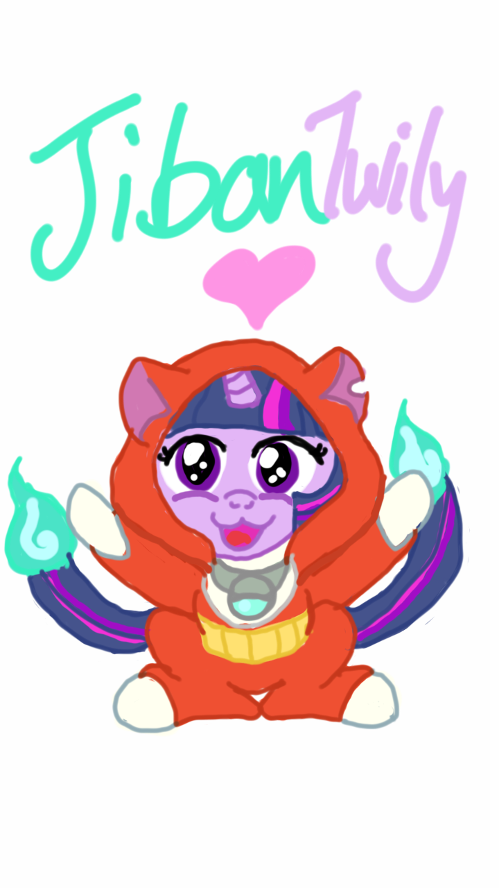 teenprincesscadance:Mod is into Yokai watch…. have a Jibanyan Twily drawn on her
