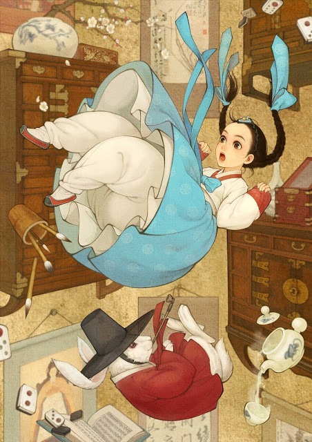 hitoritabi:Korean version of Western folk stories — Alice in Wonderland, Beauty and the Beast, Swan 