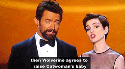 heyfunniest:  Les Miserables according to Hugh Jackman and Anne Hathaway. 