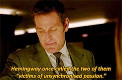 ladyofglencairn:  Liza, are you a Hemingway fan?