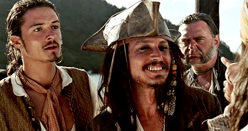 potctrilogy:“…. Aye. That one. What say you?”THE CURSE OF THE BLACK PEARL (2003) dir. Gore Verbinski