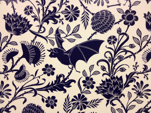 spookyloop:Original art: Elysian Fields Wallpaper, designed by Dan Funderburgh(Source)