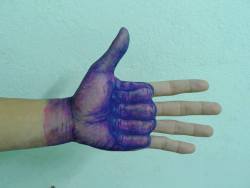 travisb00:  Ballpoint pen hand art