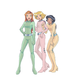 -transparents:  Semi Transparent Totally Spies (match the color of your blog)  //more here  