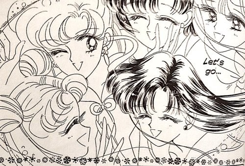 sailormoonsub:Usagi is finally reunited with her girlfriends! I mean, co-workers.