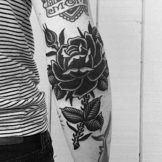 Black And White Rose Tattoo  TATTOOGOTO