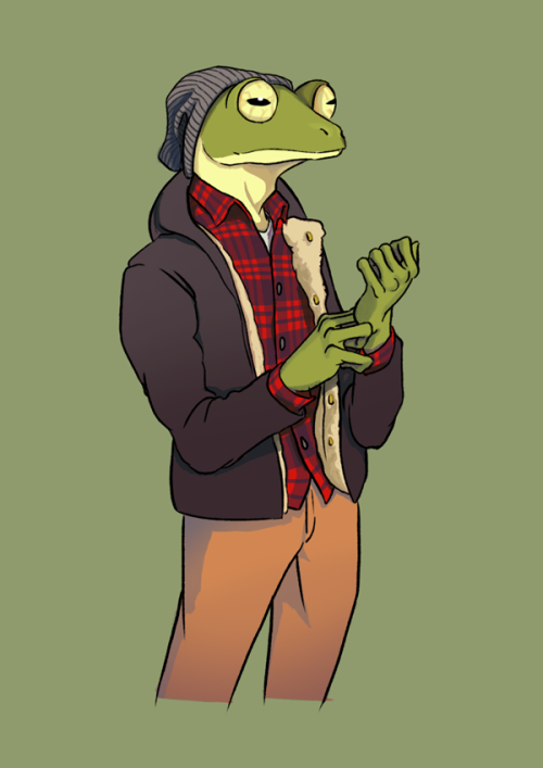 Kinda want to make a short film about this guy. Anyone know any cool frogs for variations? (ref)