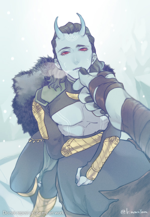 kmmrjam:Runt jotun prince[making process] & [high-res] on Patreon