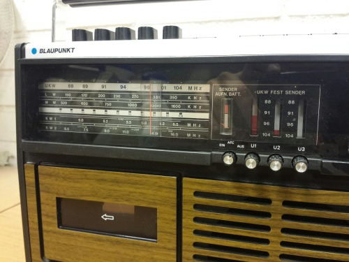 Blaupunkt Commander CR Typ 7656091 Alarm Clock Cassette Radio, 1970s(?). I could not find a single r