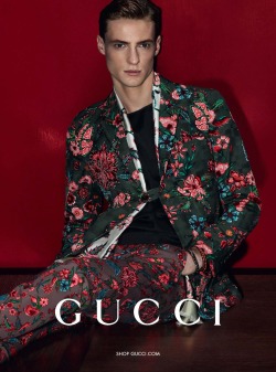 dudkid:  homme—models:   Tommaso de Benedictis for Gucci SS14