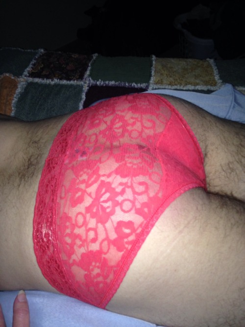 wellspankedhubby:  These panties are only used when my miss is to punish me severely as you can see
