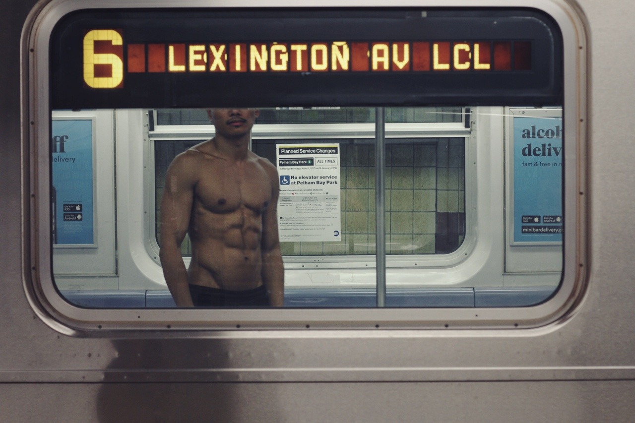 nanukjf:  Late night 6 train Sweaty No one is watching   story by nanukjf  w/ swiles89