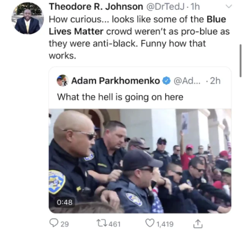 Not A Grown Ass Police Officer Who Fears For His Life In Site!