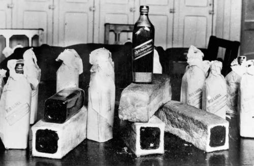 June 12, 1924 Bottles of Scotch whisky were smuggled in hollowed-out loaves of bread, confiscated by