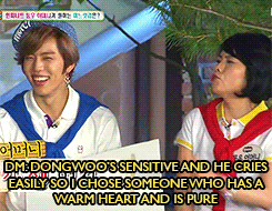 hogays:  43 | ∞ Infinite offstage: Don’t worry Dasom I’m sure there are plenty other men who think you’re a flower… 