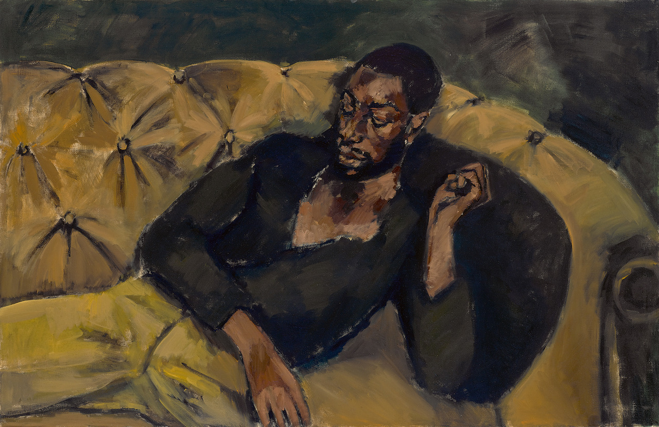 thunderstruck9: Lynette Yiadom-Boakye (British, b. 1977), An Assistance of Amber,