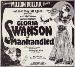 Advertisement From Gloria Swanson, By Richard Hudson And Raymond Lee (Castle Books,