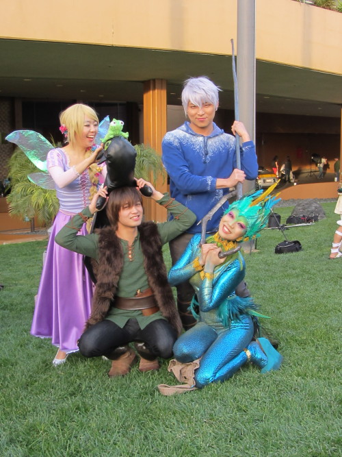 ALA 2013I cosplayed as Rapunzel from Tangeled!~ My friends were dressed as:Hiccup Jack FrostToothian