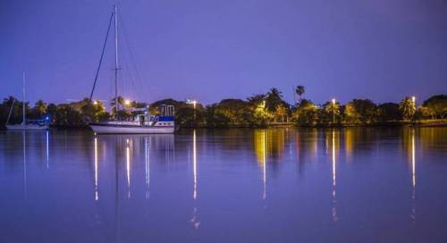 Bay Lights #boat #boats #biscaynebay #bay #bays #sea #seas #ocean #oceans #maritime #water #sailboat