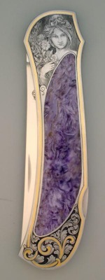 greatbuffalotradingpost:  Art Nouveau Women’s Pocket Knife via Pinterest 