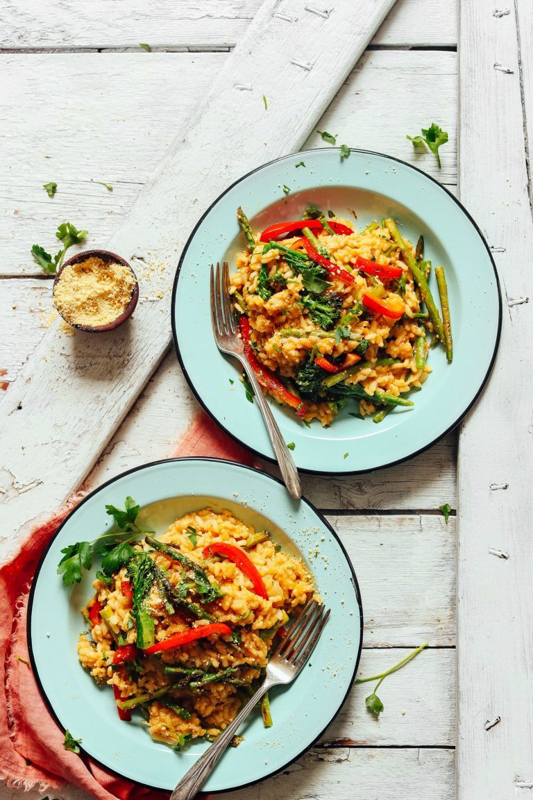 vegan-yums:  Creamy Vegetable Risotto / Recipe