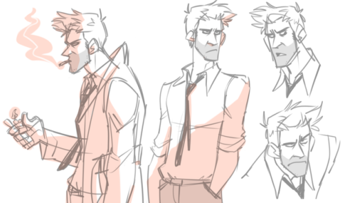 Been drawing a bunch of John Constantine bc I recently watched the show and fell in love with the ch