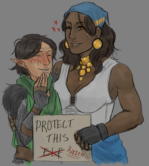wwruska:   kandros replied to your photo: “how many Merrill pics have I drawn with the…  Not Enough   not enough huh wELL here’s a sketch i did some time ago !! 