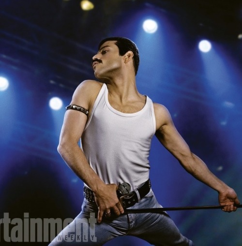 ramimalekcentral:First photo of Rami as Freddie Mercury for the new biopic - out in theatres Dec 25t