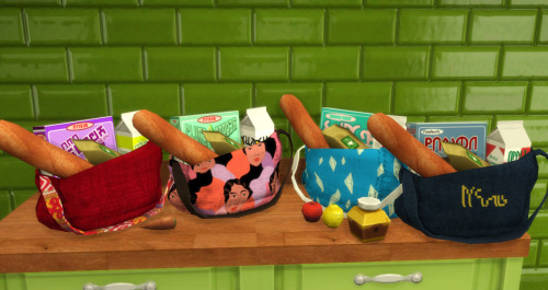 grocery bag, 4 recolours of msteaqueen’s conversion! (included)DL dropbox / sfsfont by franzil