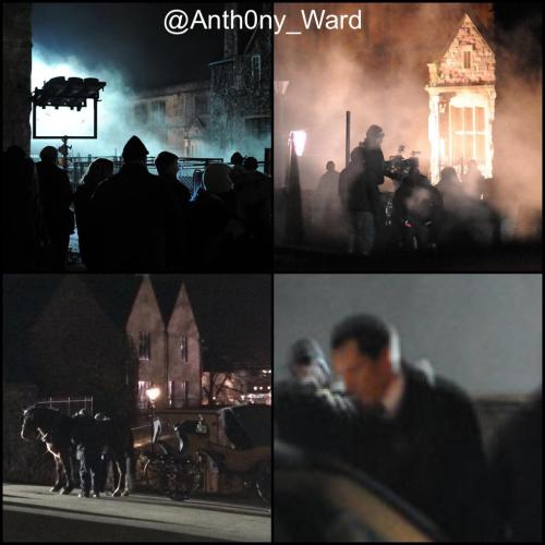 cumberfoil: Sherlock night shoot at Bristol Cathedral School #setlock Thanks for staying out in the 