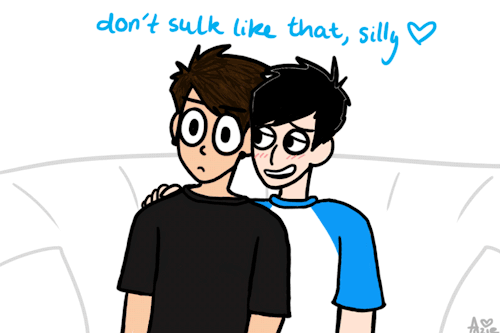 i-make-doodles-lol:adziedoodle:boyfriends playing videogames ♥‿♥holy shit a coloured phan doodle who