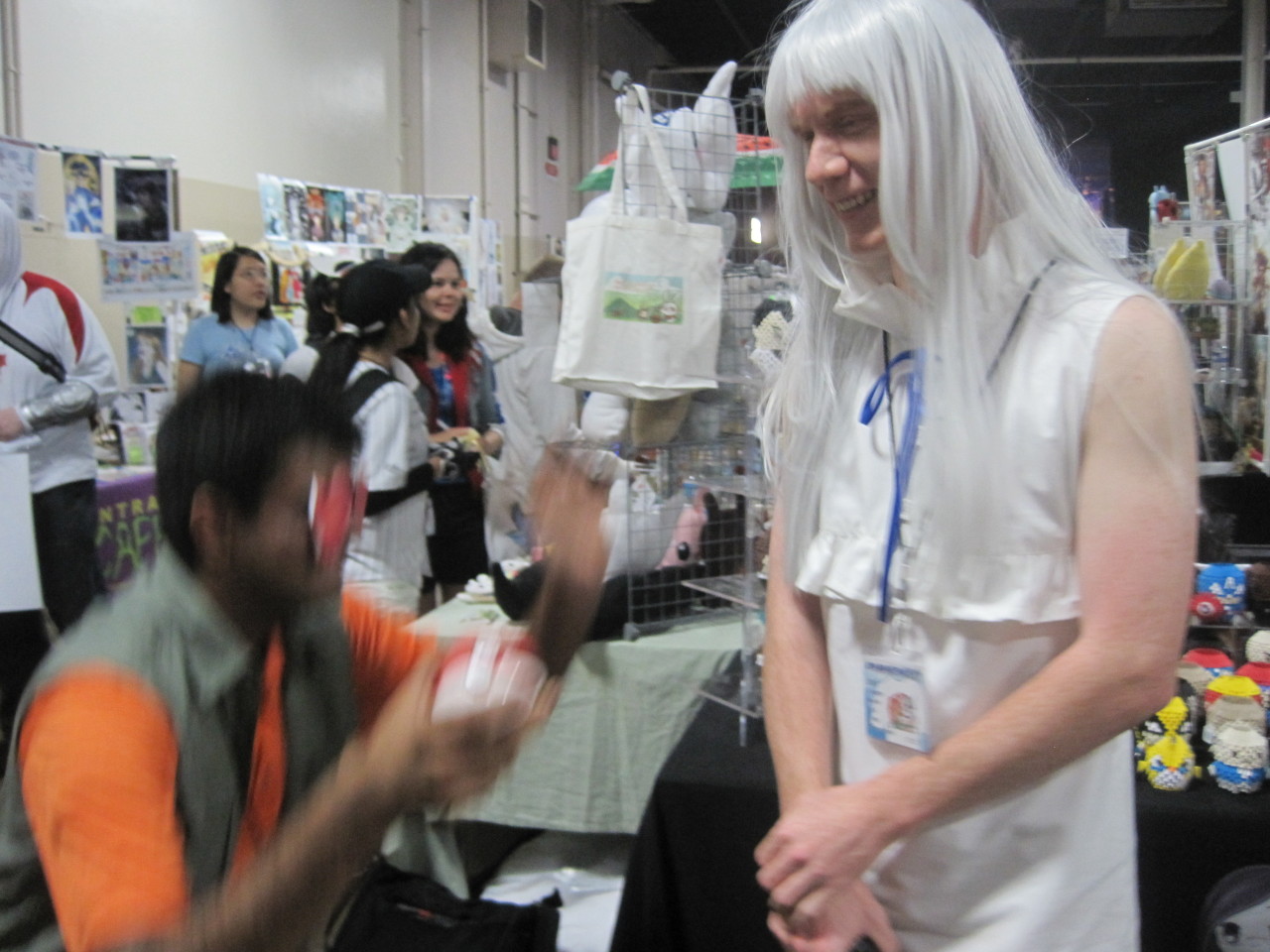 My SO kawaii-desu-nope cosplayed as Yukiatsu from Ano Hana!  He was cosplaying a