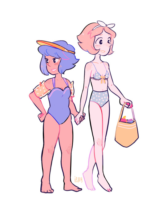 human girlfriends at the beach ♪