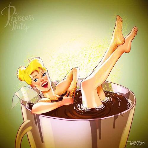 slbtumblng:  pr1nceshawn:  Disney Pin-up by Andrew Tarusov.  Give me Jaz, Tia and some sweet Tink everyday!   < |D’‘‘‘
