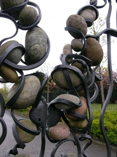 Stone gate cemetery gates, Yorkshire // Stones &amp; Souls