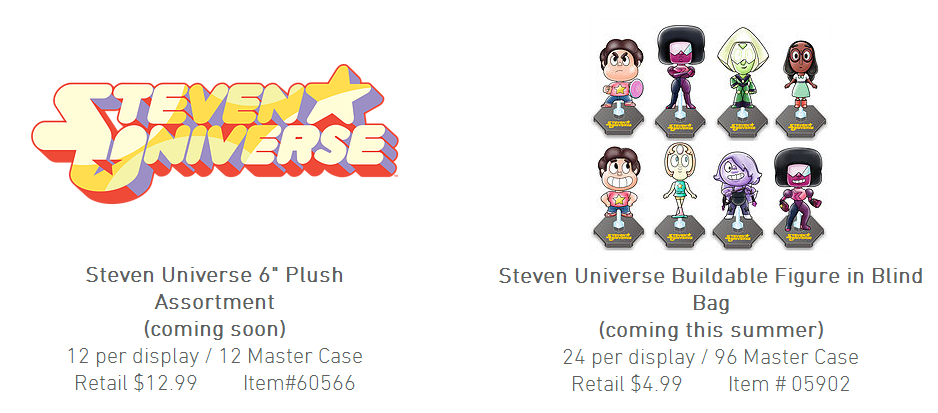 drtepig:  cym70:  Found a bunch of listings for the Steven Universe merch that got