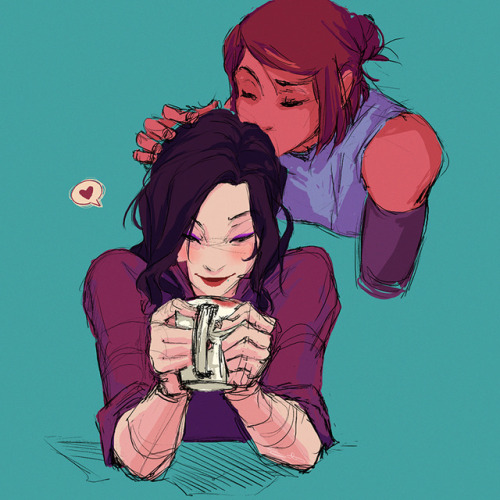 samanthadoodles: Korrasami sketch drop (Part Two) [Part One] Keep reading