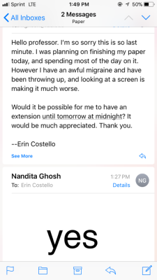 surprisebitch: pastelroyalty: This is the funniest email I have ever received from a professor also most considerate 
