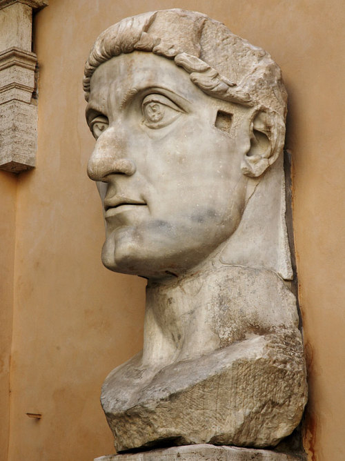 theancientwayoflife:~ Parts of the colossus of Constantine. Date: A.D. 312—315 Medium: Marble Proven