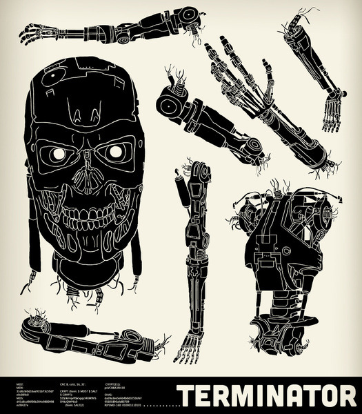 twicr:  &ldquo;Decommissioned&rdquo; robots from pop culture by Josh Ln