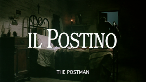 the credits. IL Postino (The Postman) (1994)Director: Michael Radford It is really sad to know that 