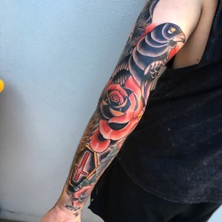 xdaveseven92:  Finished the whole backside and elbow of my mates sleeve today. So happy with how solid it is, ecspecially on the elbow. Follow me for more work and please reblog and like 😁✌🏼️ xdaveseven92 