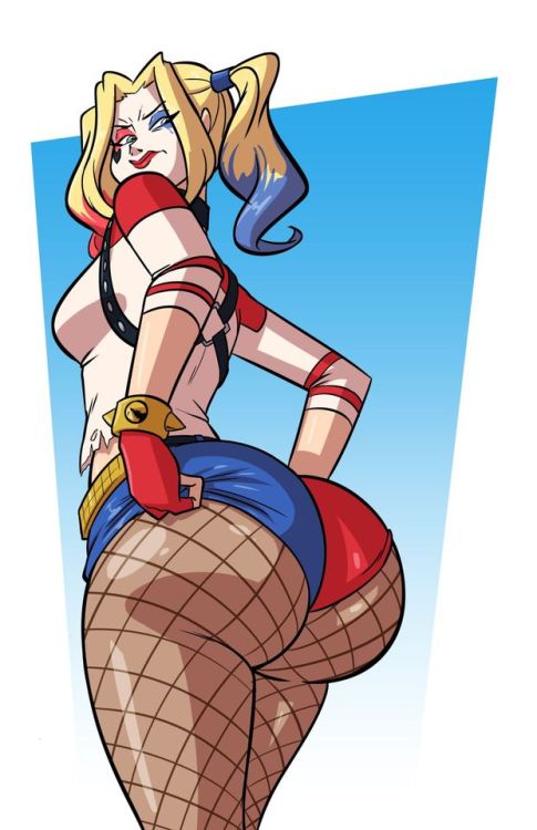 assmoremass:Harley Quinn Booty- Axel Rosered